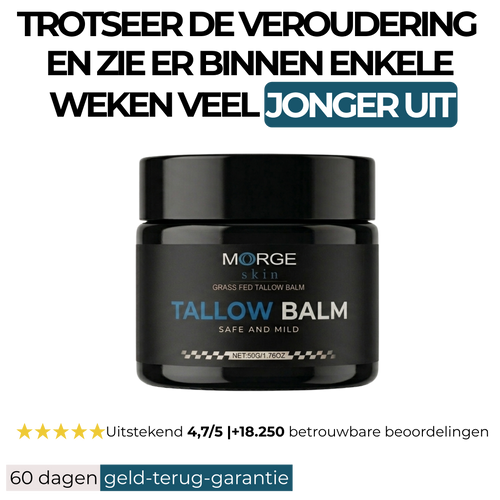 Morge™ Rimpelbeschermende Tallow Balsem – Black Edition
