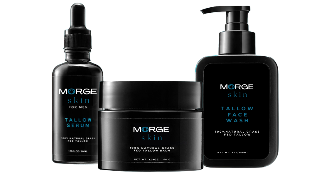 Morge™ Tallow Balsem + Anti-Rimpel Nachtserum + Ochtend Voedende Gezichts